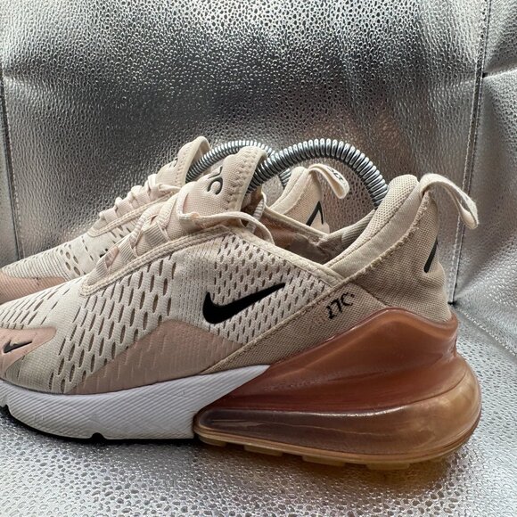 Size 8 Nike Air Max 270 Low‎ Light Soft Pink Womens Athletic Shoes AH6789-604 - Picture 7 of 10